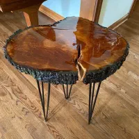 میز عسلی روستیک دفرمه  حراج|مبلمان خانگی و میز عسلی|کرج, فاز ۱ مهرشهر|دیوار