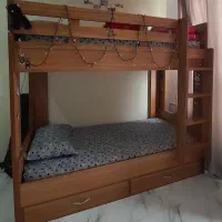 تخت دو طبقه و دِراوِر