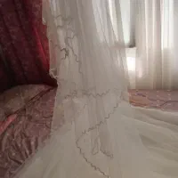 لباس عروس شیک و تمیز + تور و تاج|لباس|تهران, دکتر هوشیار|دیوار