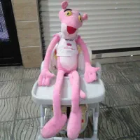 عروسک پلنگ صورتی