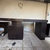 یک میز مدیریت و دو میز اداری|مبلمان اداری|قزوین, |دیوار