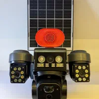 دوربین مداربسته وای فای سیم کارتی پنل خورشیدی ptz