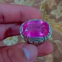 انگشتر توپاز دست‌ساز سید مهدی