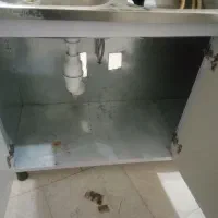 کابینت ظرفشویی درحدنو بدنه فلزی درام دی اف 120