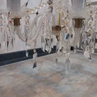 لوستر( کریستالی تراش )|لوستر و چراغ آویز|اراک, |دیوار