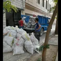 خاک خاکبرداری حمل نخاله ماسه با نیسان کمپرسی