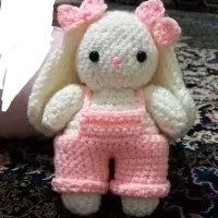 عروسک دست باف خرگوش