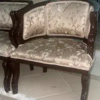 مبل چوبی ۸ نفره|مبلمان خانگی و میز عسلی|یزد, |دیوار