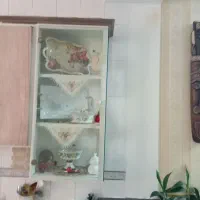کابینت تمام فلز طرح چوب . تمیز وشیک
