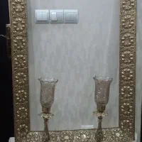 اینه و شمعدان برنز