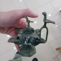 چراغ مفرغ قدیمی بدون زدگی