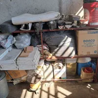 میزاهنی قفسه گاری|کتابخانه، شلف، قفسههای دیواری|یزد, |دیوار