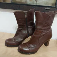 نیم چکمه چرم طبیعی