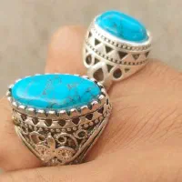 انگشتر فیروزه ای