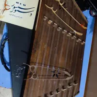 سنتور  . چوب گردو.  سال ساخت 1381|سازهای سنتی|اندیشه, اندیشه فاز ۲|دیوار