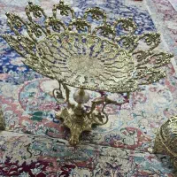 گلدان و جا میوه ای برنز|صنایع دستی و سایر لوازم تزئینی|گلستان (تهران), |دیوار