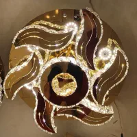 لوستر گریستالی|لوستر و چراغ آویز|تبریز, |دیوار