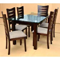 شیشه میزغذاخوری ۶ میلی تمیز و سالم به ابعاد ۱۵۰*۹۰