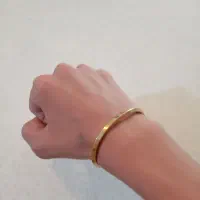 دستبند بنگل نو طلایی