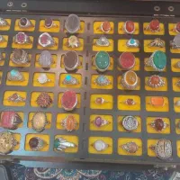 تعدادی انگشتر نقره