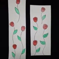 بوک مارک آبرنگی|تابلو، نقاشی، عکس|قم, انصار‌الحسین|دیوار