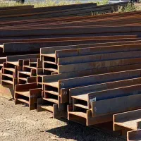 نه ونیم متر تیر اهن نمره۱۴سه سال کارکرده