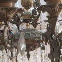 لوستر برنجی 18شعله