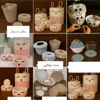 فروش انواع سبدهای قیطان و مکرومه بافی|صنایع دستی و سایر لوازم تزئینی|کرج, فاز ۳ گوهردشت|دیوار