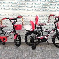 دو عدد دوچرخه سایز 16 و 12 دخترانه و پسرانه