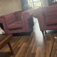 مبل چستر دوتا تکی با هم ۵۵۰۰|مبلمان خانگی و میز عسلی|رشت, معلم|دیوار