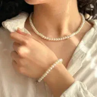 دستبندو گردن بندمرواریدی
