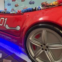 تخت خواب طرح ماشین دزدگیر و چراغدار آپادانا