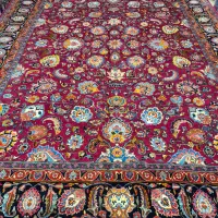 فرش دستباف ۱ تخته ۱۲ متری افشان. گالری فرش ایران