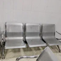فروش10عدد صندلی استیل 3ردیفه. کم کارکرد تمیز|مبلمان اداری|شاهدشهر, |دیوار