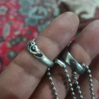 دو انگشتر یکی نقره یکی هم خیلی خوس دست خوب|جواهرات|قزوین, |دیوار