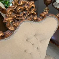 مبل ۹ نفره و ناهارخوری ۶ نفره تمام چوب گردو|مبلمان خانگی و میز عسلی|رباط‌کریم, رباط‌کریم|دیوار