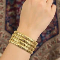 نمونه النگو طلاروس مدل الیانا به خاص بودن طلا