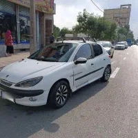 پژو ۲۰۶ تیپ ۲ سفید مدل ۱۳۸۱ بدون تصادف