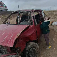 پراید ۸۳ تصادفی