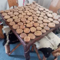 میز غذاخوری چوبی چهار نفره