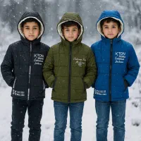کاپشن پسرانه رنگی داخل خز-تولیدی عمده|کفش و لباس بچه|زاهدان, |دیوار