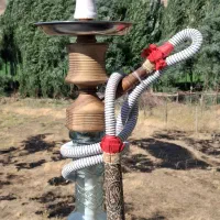 قلیون تنه دو رگه