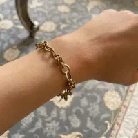 دستبند طلا خانگی ۴درصد بالاتر قیمت تابلو|جواهرات|اصفهان, جویباره|دیوار