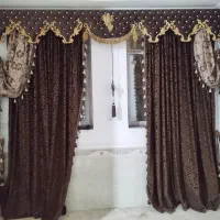 پرده سلطنتی سالم همراه با کتیبه زیبا