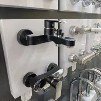 شیرآلات مدل دیاموند مشکی کروم