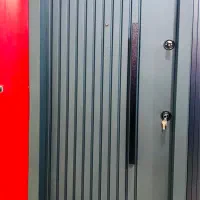 درب ضد سرقت روکش فلز طوسی مات