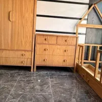 ست تخت کودک چوب طبیعی با رنگ‌های غیرسمی *اقساطی|اسباب و اثاث بچه|تهران, سعادت‌آباد|دیوار