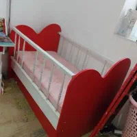 تخت کودک همراه با تشک طبی فنری رویال|تخت و صندلی بچه|یاسوج, |دیوار