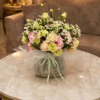 باکس گل طبیعی رومیزی