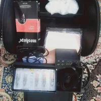 پک کامل لوازم تاتو بدن(راکت ۵ مکس)سالم و در حد نو